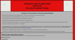 Desktop Screenshot of firealarmtesting.org